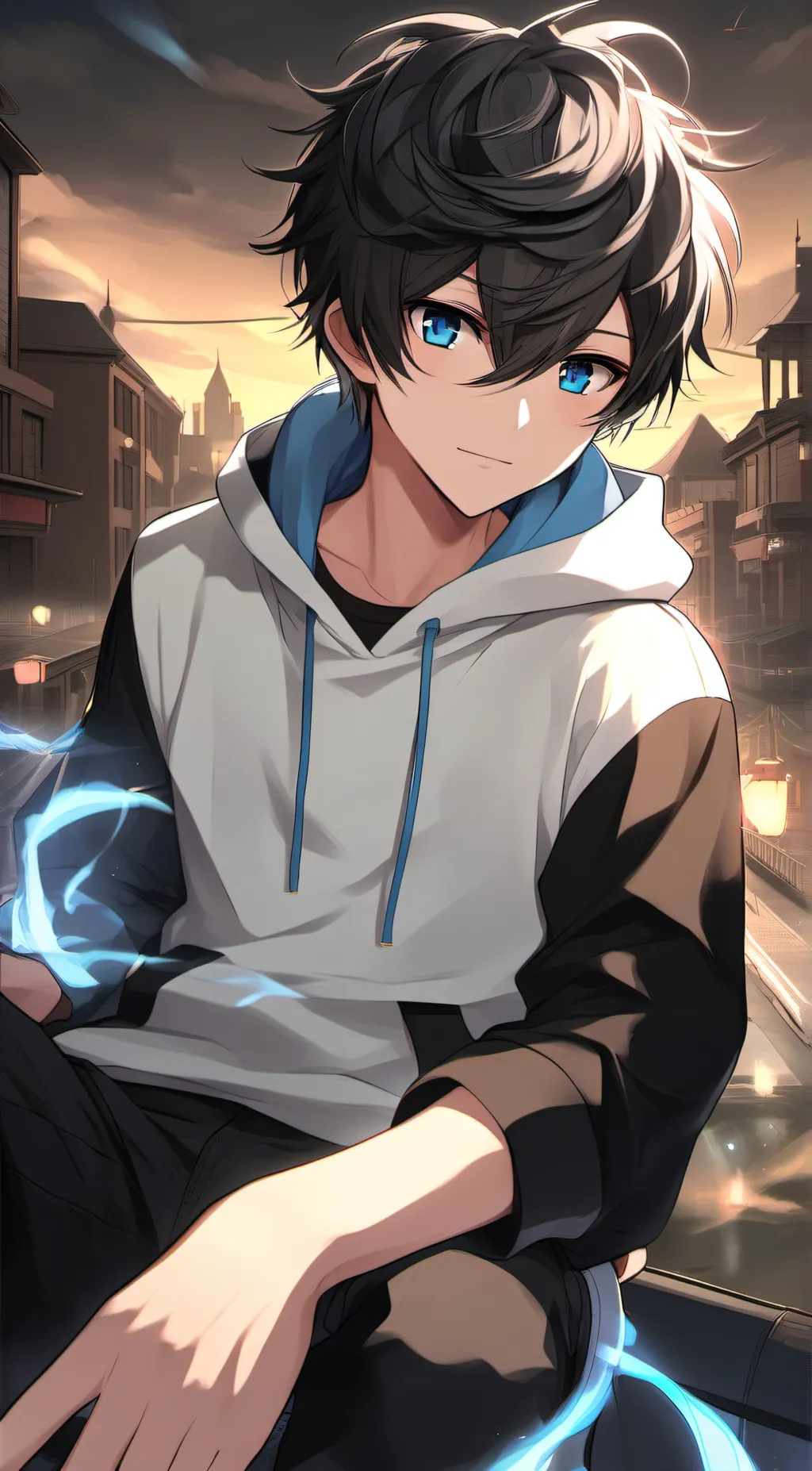 ai character: Luke  background