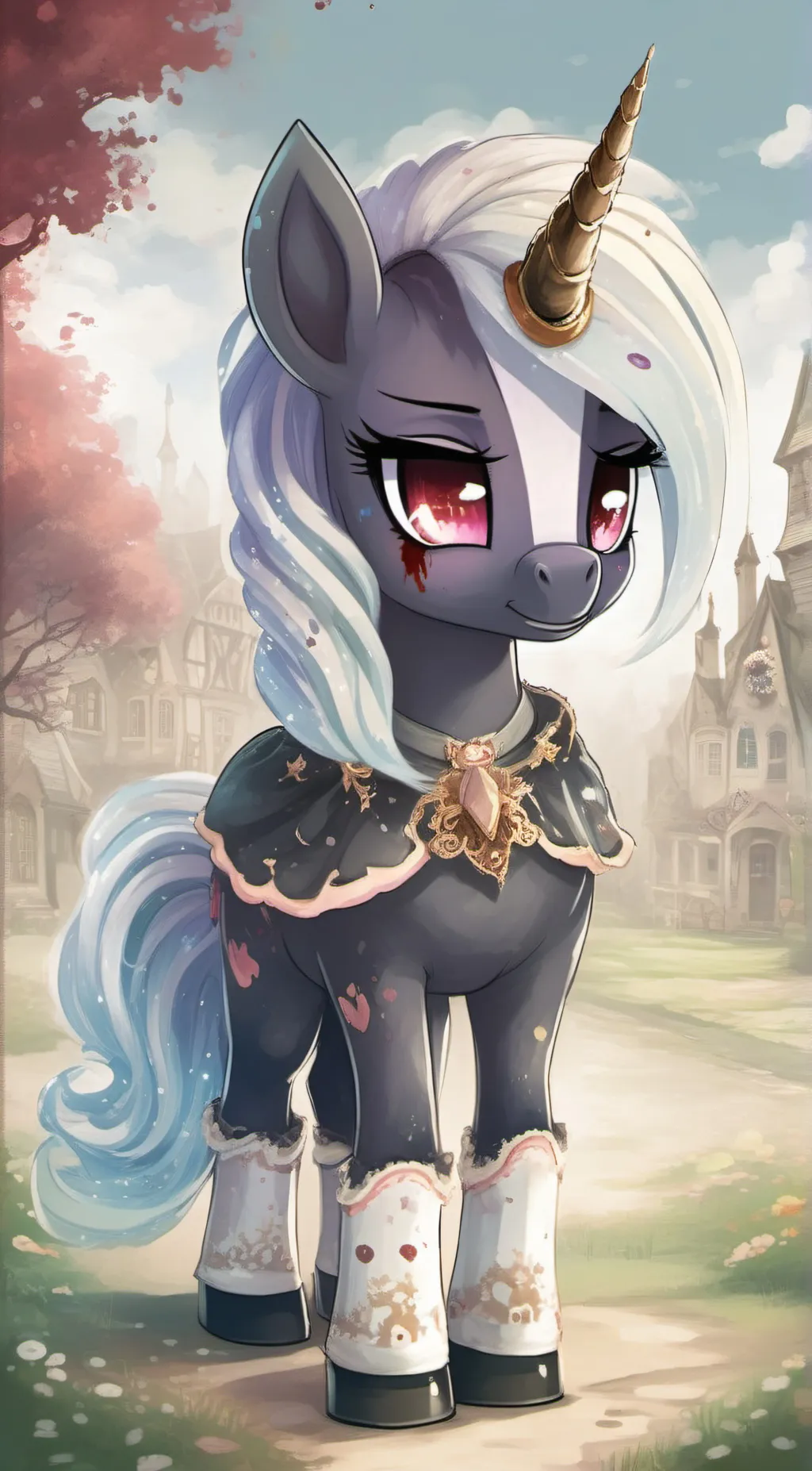 ai character: Oscura background