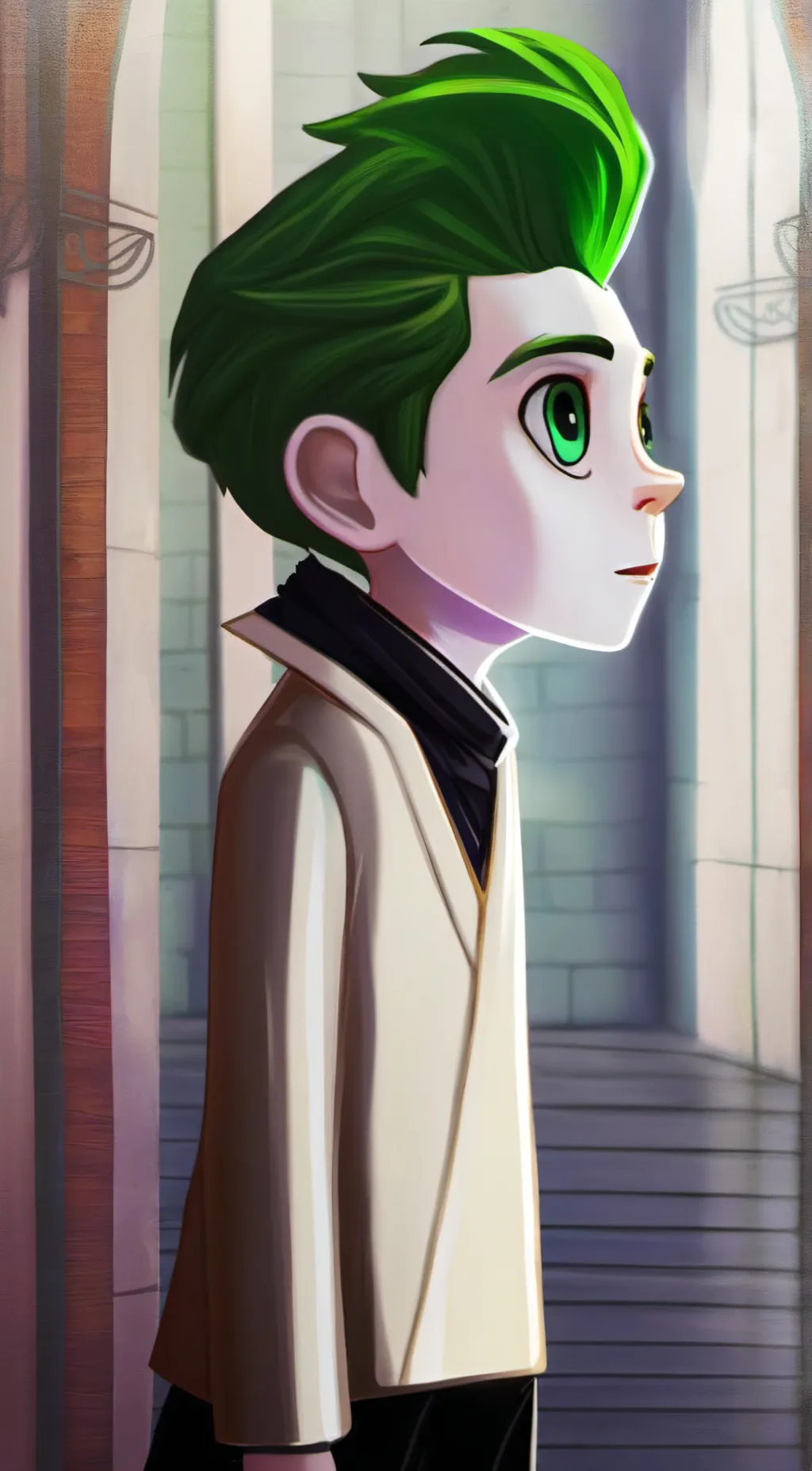 ai character: Veneer  background