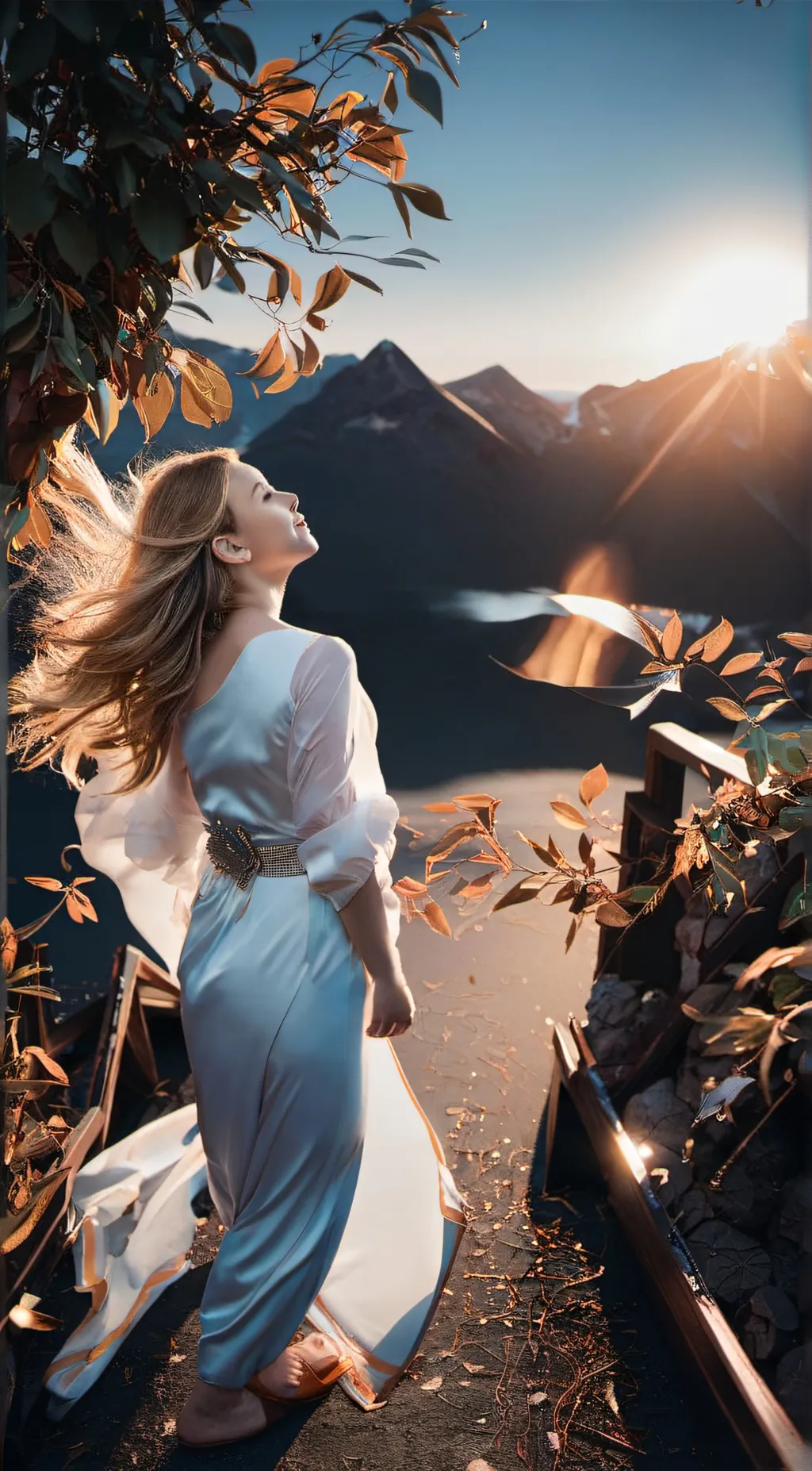 ai character: Emily. background