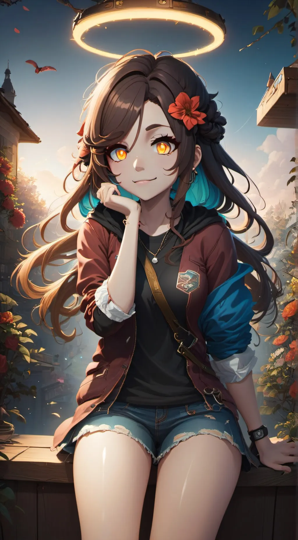 ai character: Mika background
