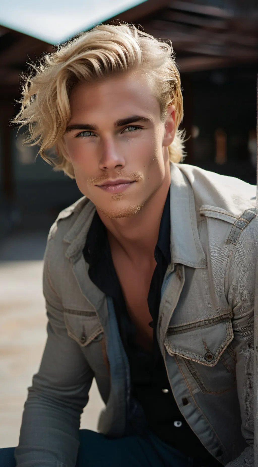 ai character: Leo background