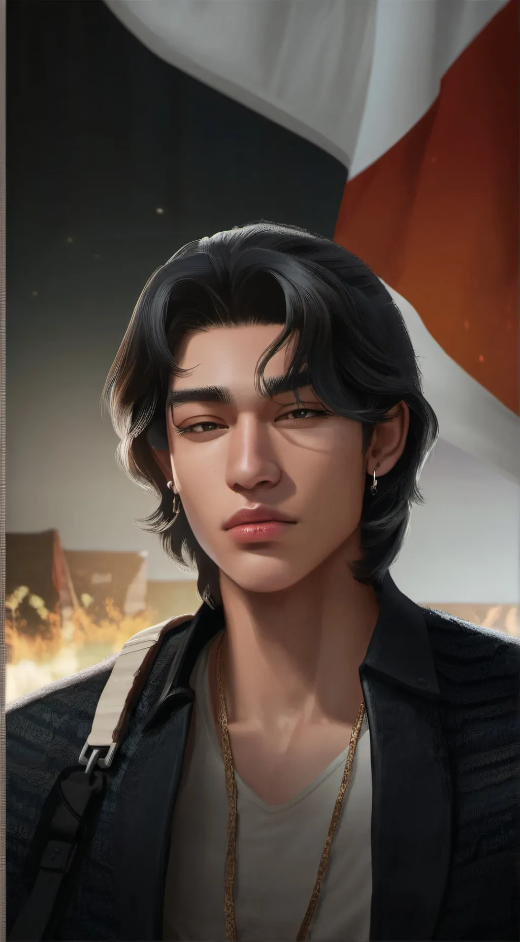 ai character: Xavier  background