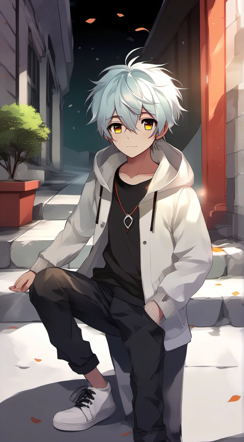 ai character: death  background