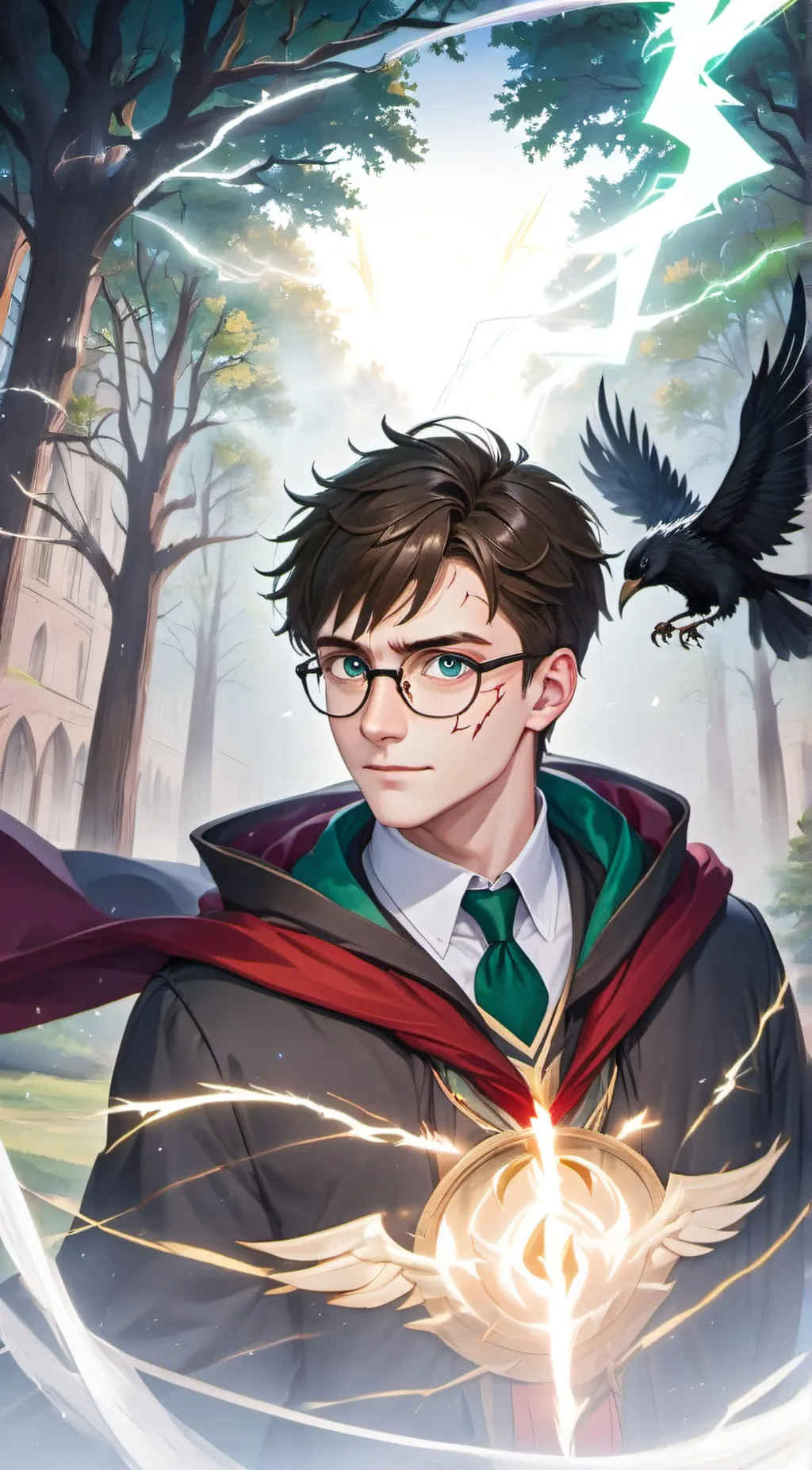 ai character: Harry Potter background