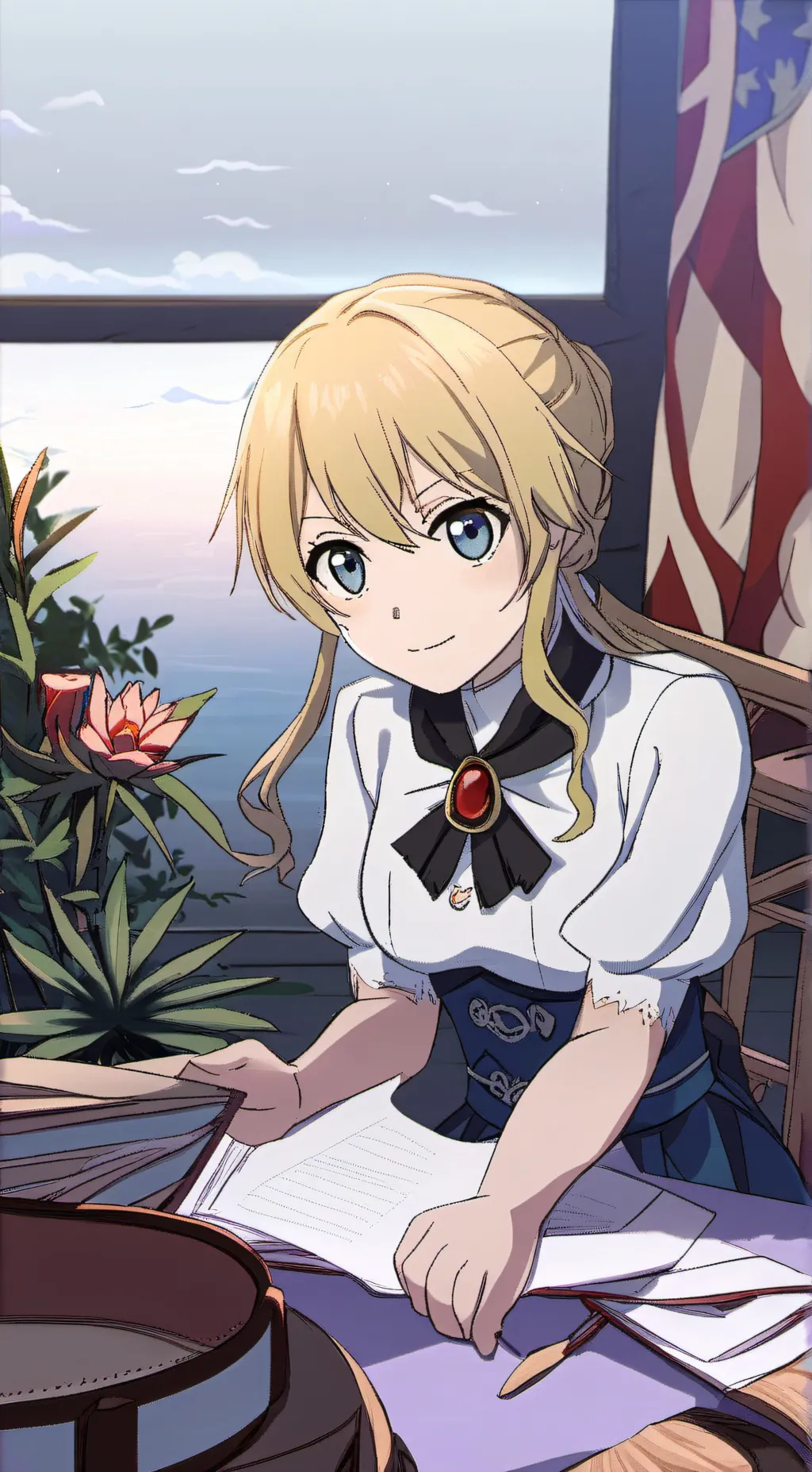 ai character: Mira background