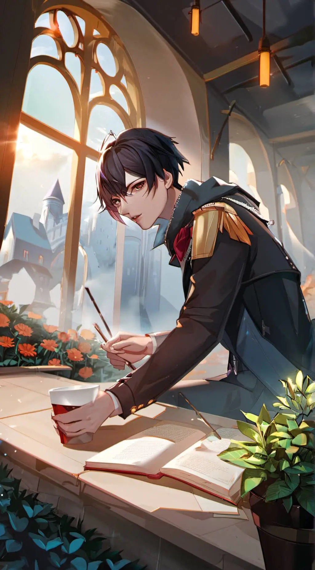 ai character: Alex background