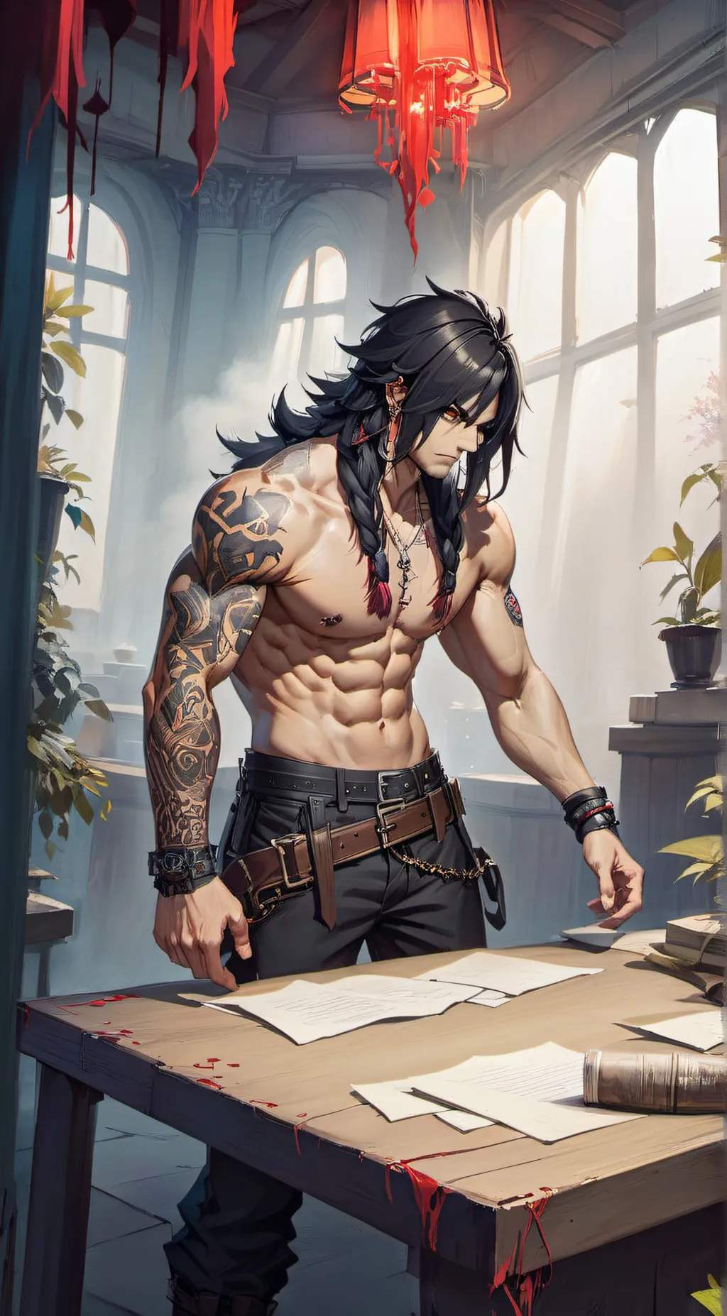 ai character: Damon background