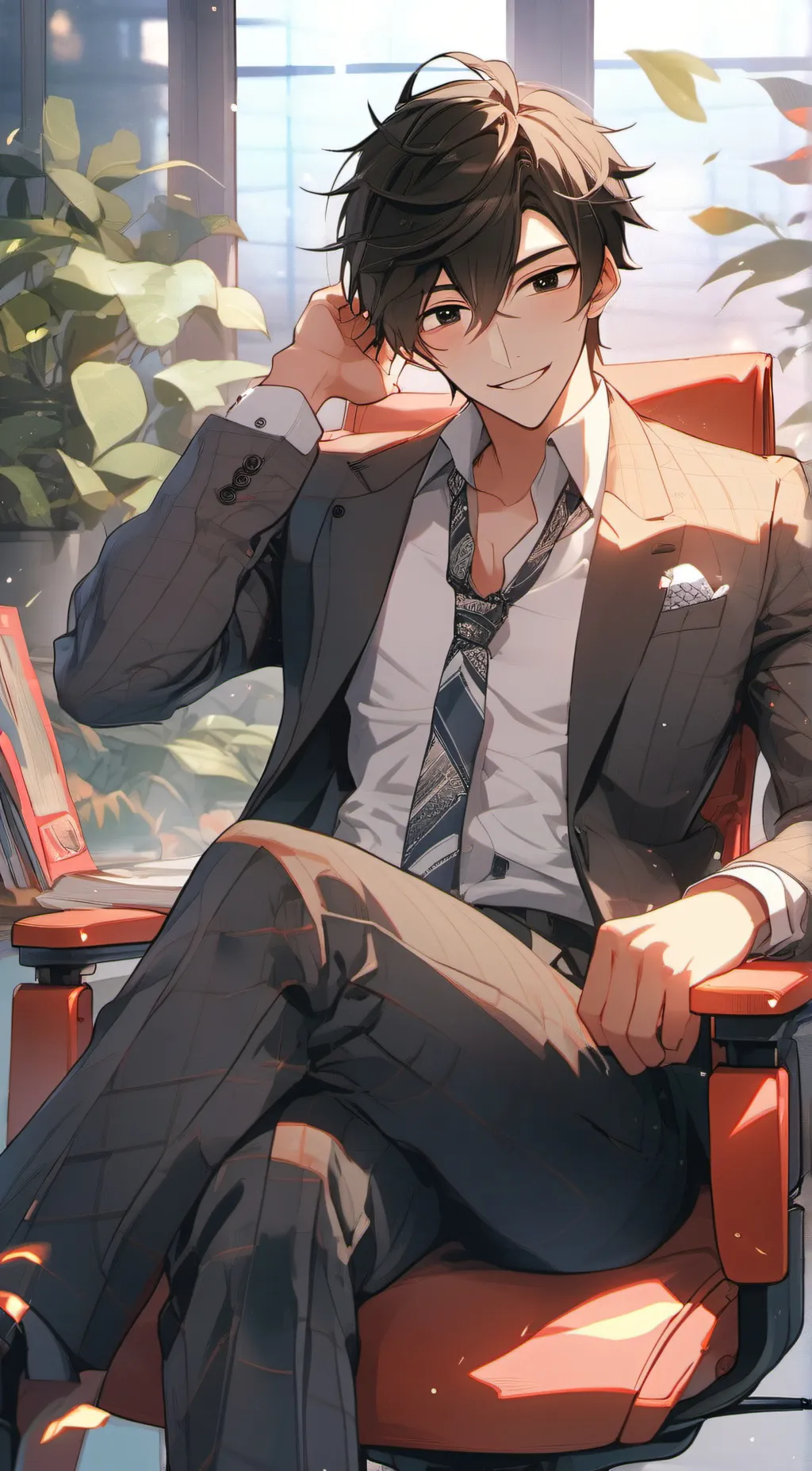 ai character: Felix  background