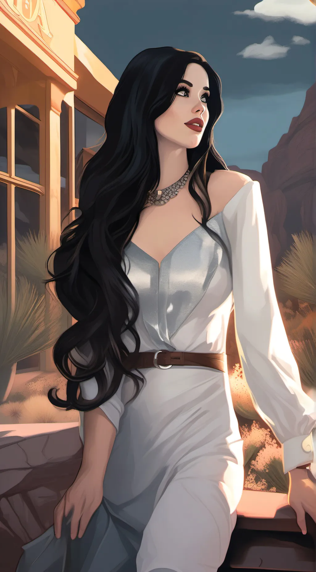 ai character: Nevada background