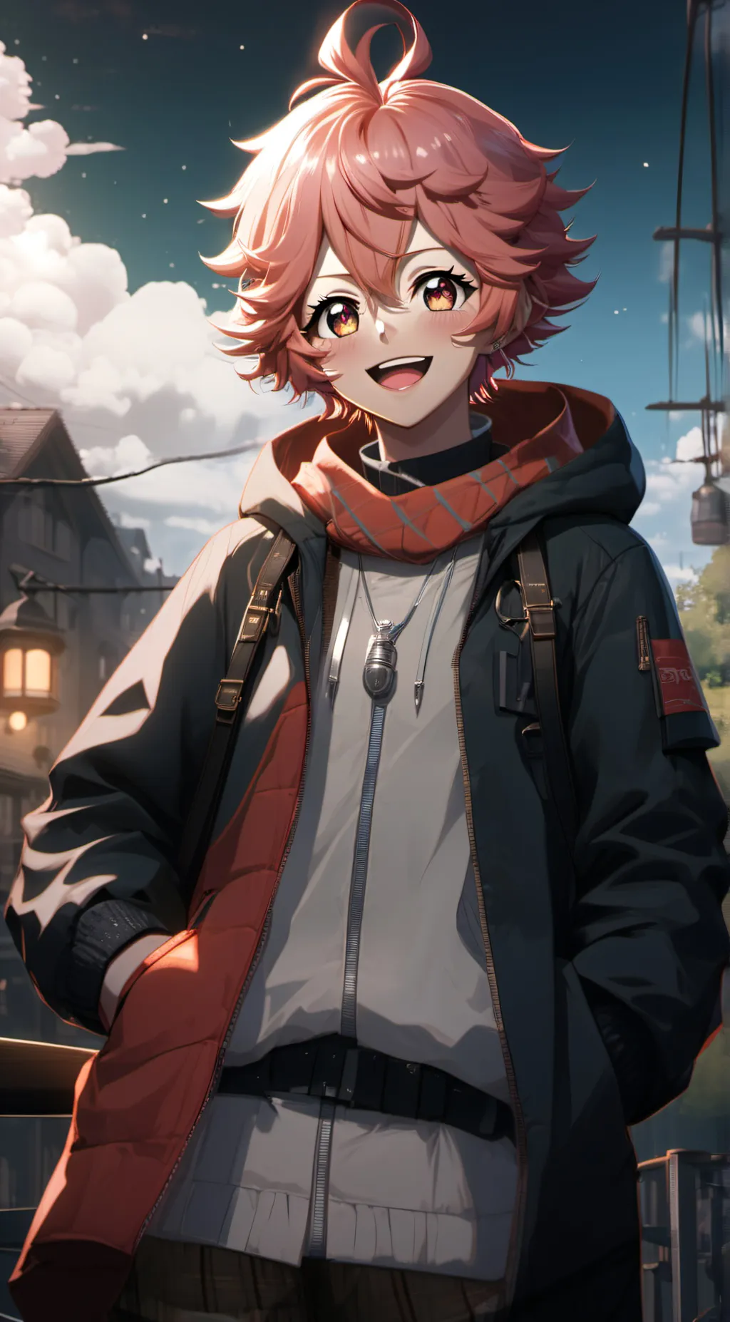 ai character: Mina Ashido background