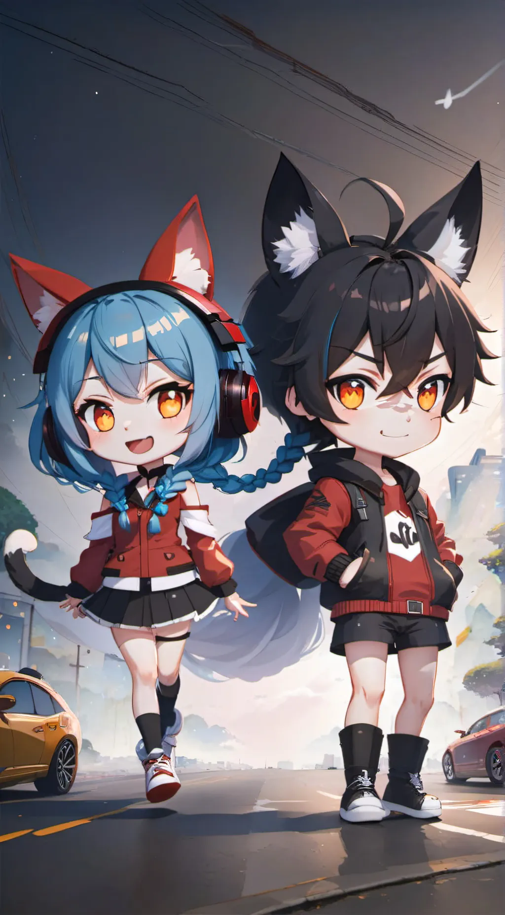 ai character: 📺 background