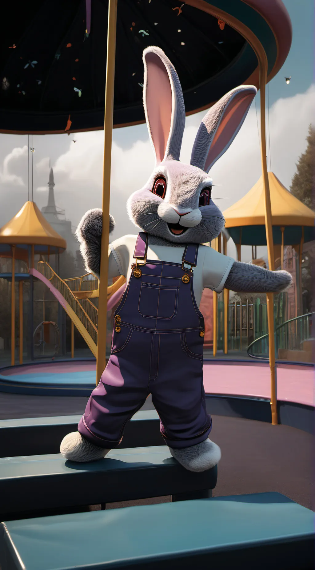 ai character: Jax  (weird world) background