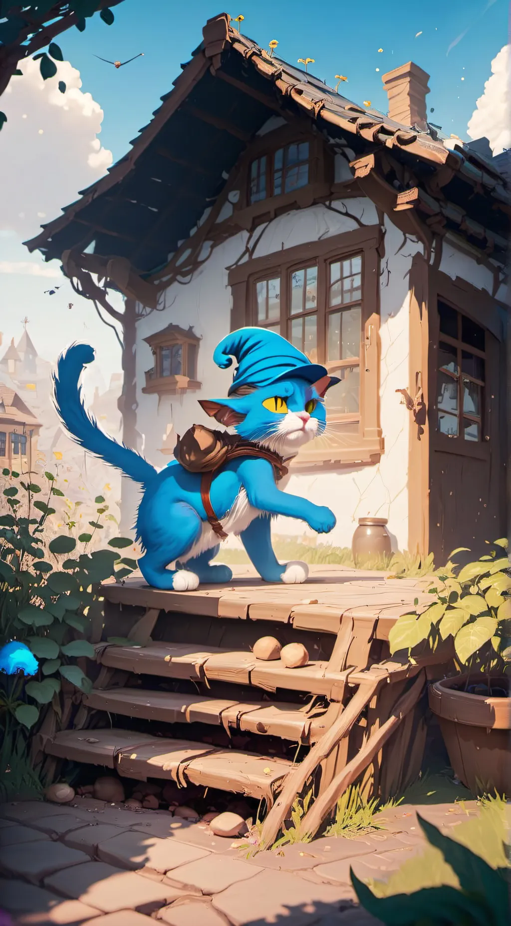 Talkie AI - Chat with smurf cat