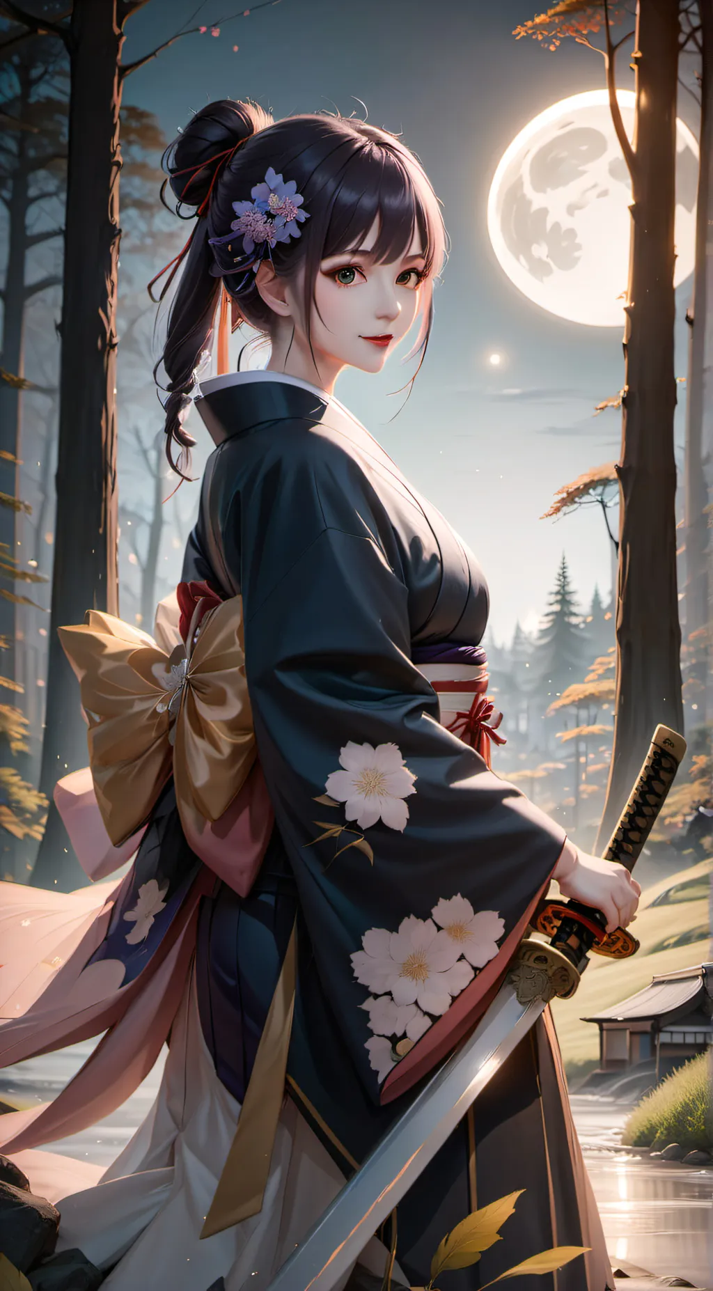 ai character: Giyuu Tomioka background