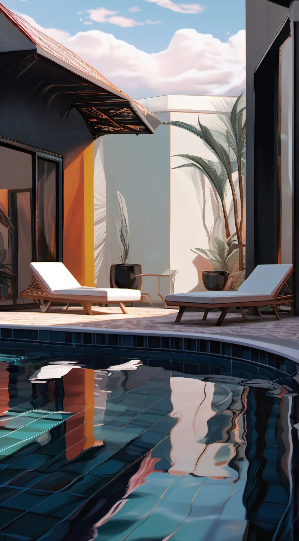 ai character: Tadc(pool time!) background