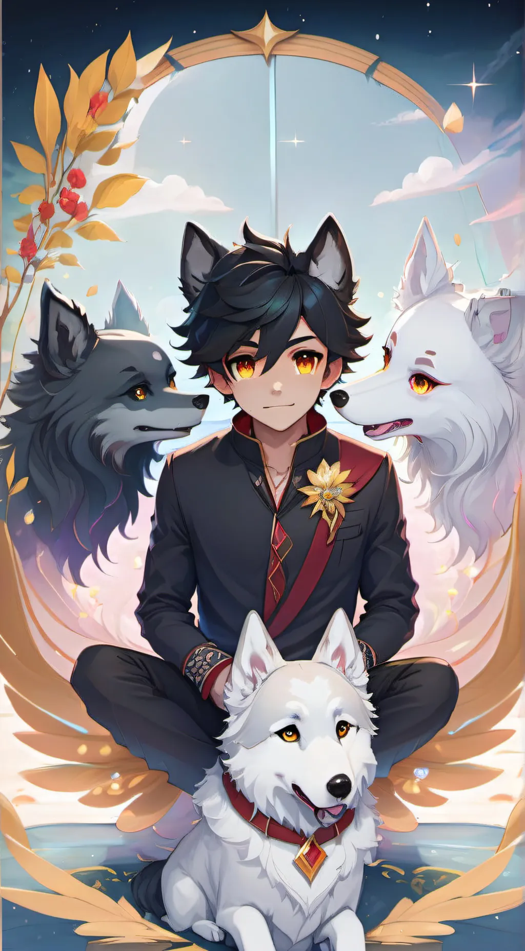 ai character: Zach  background