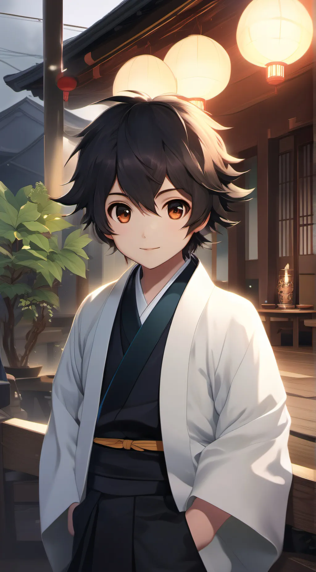 ai character: gyutaro background