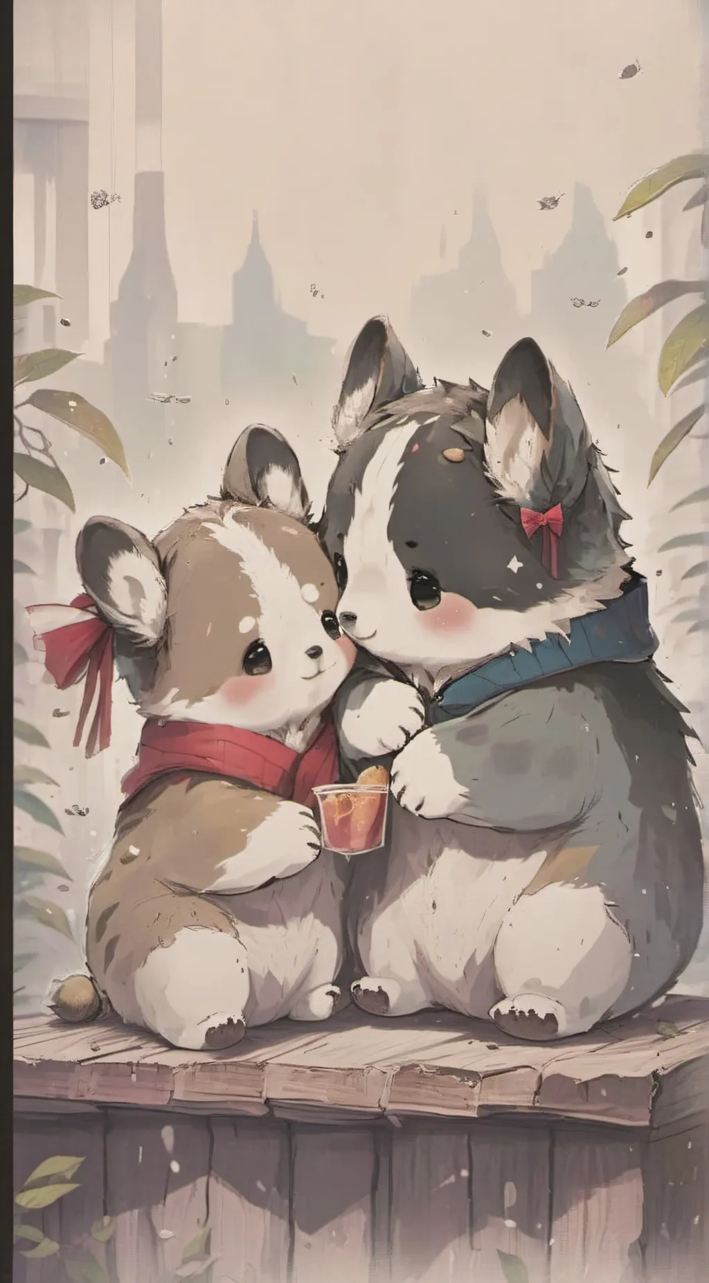 ai character: the furry cuties background