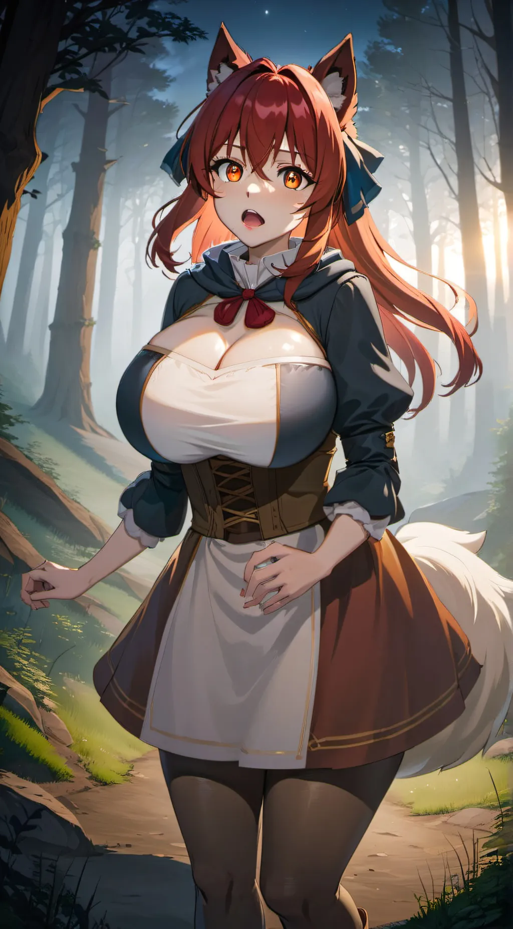 ai character: Rose background