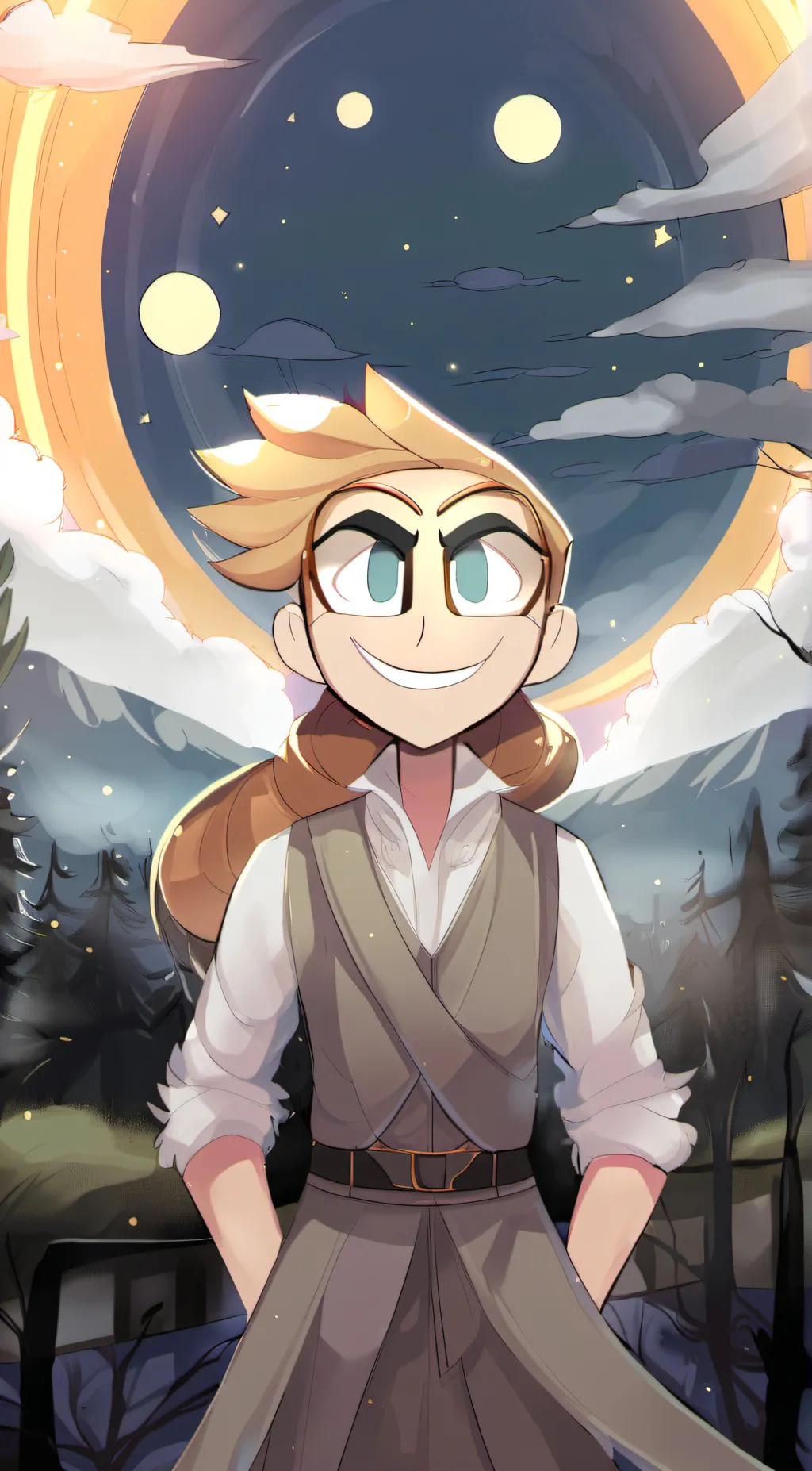 ai character: Sundrop background