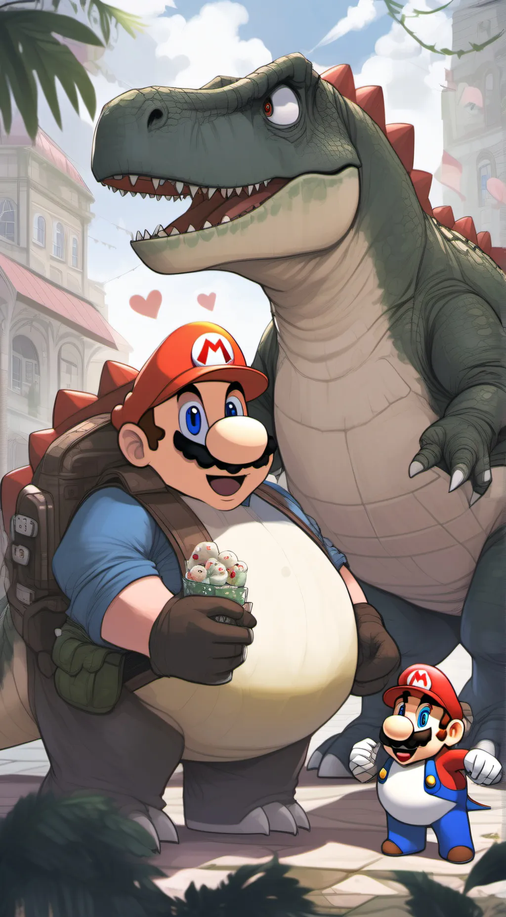 ai character: yoshi background