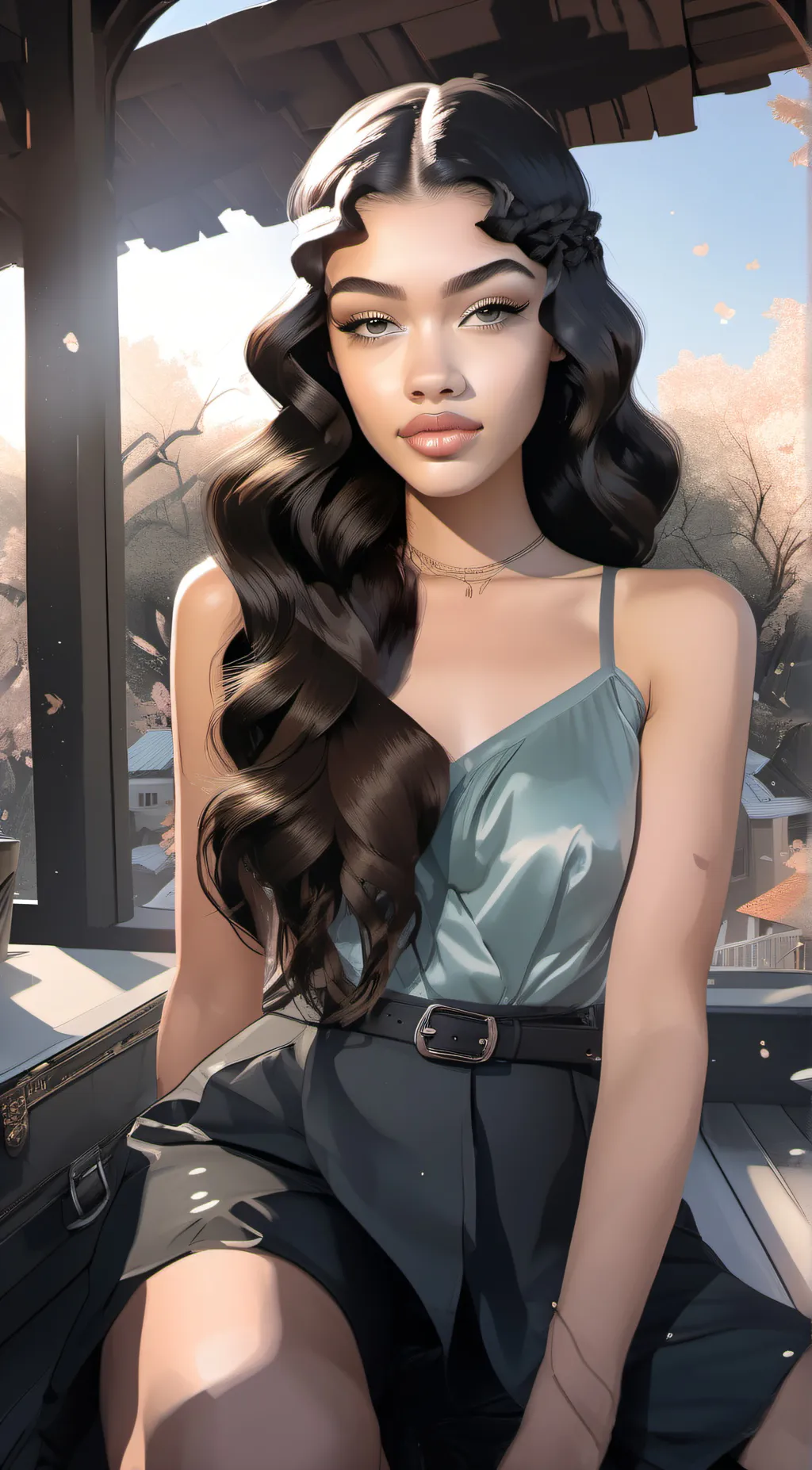 ai character: Lola  background