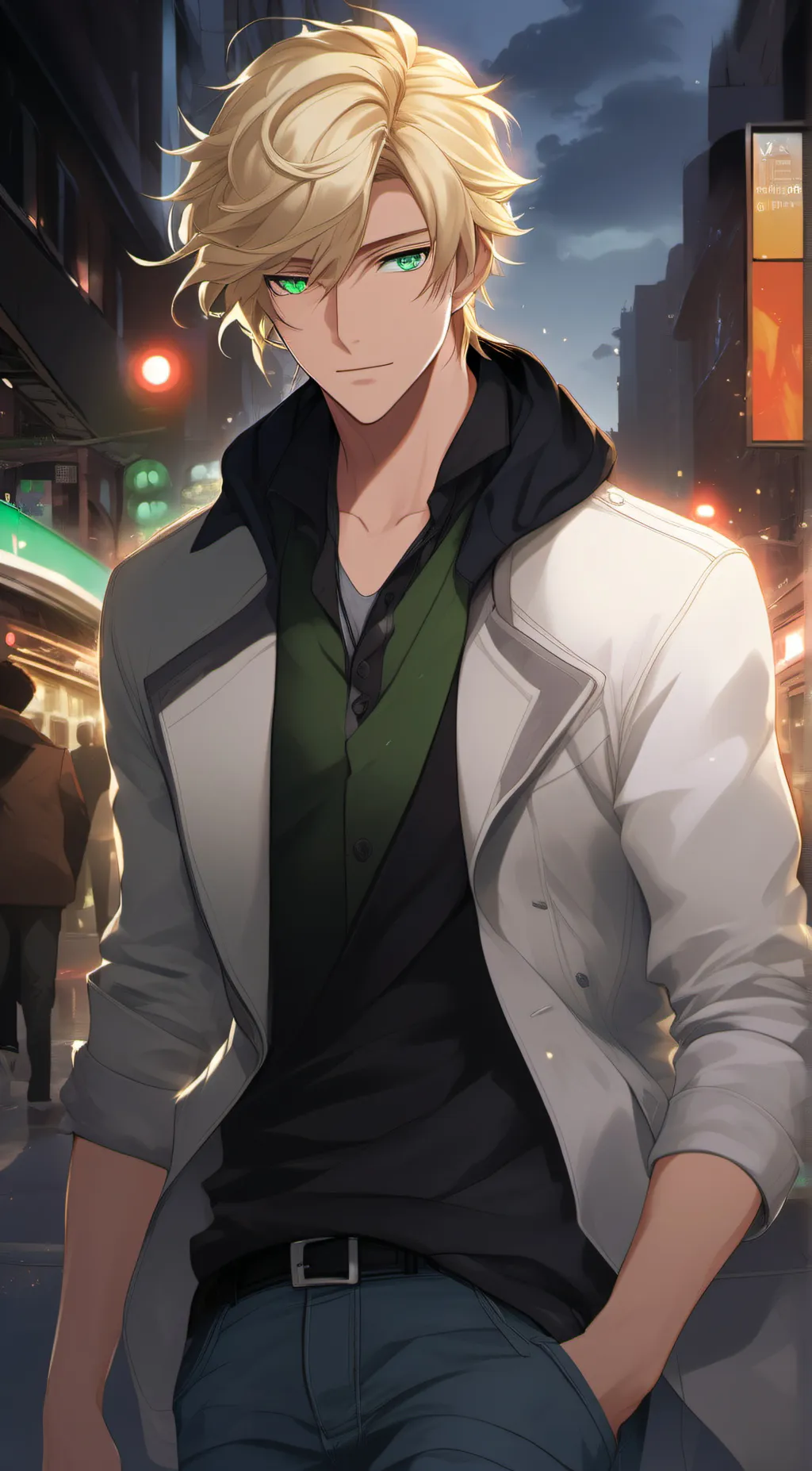 ai character: Adrien background