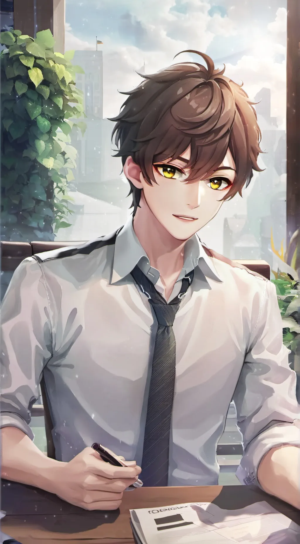 ai character: Tyler background