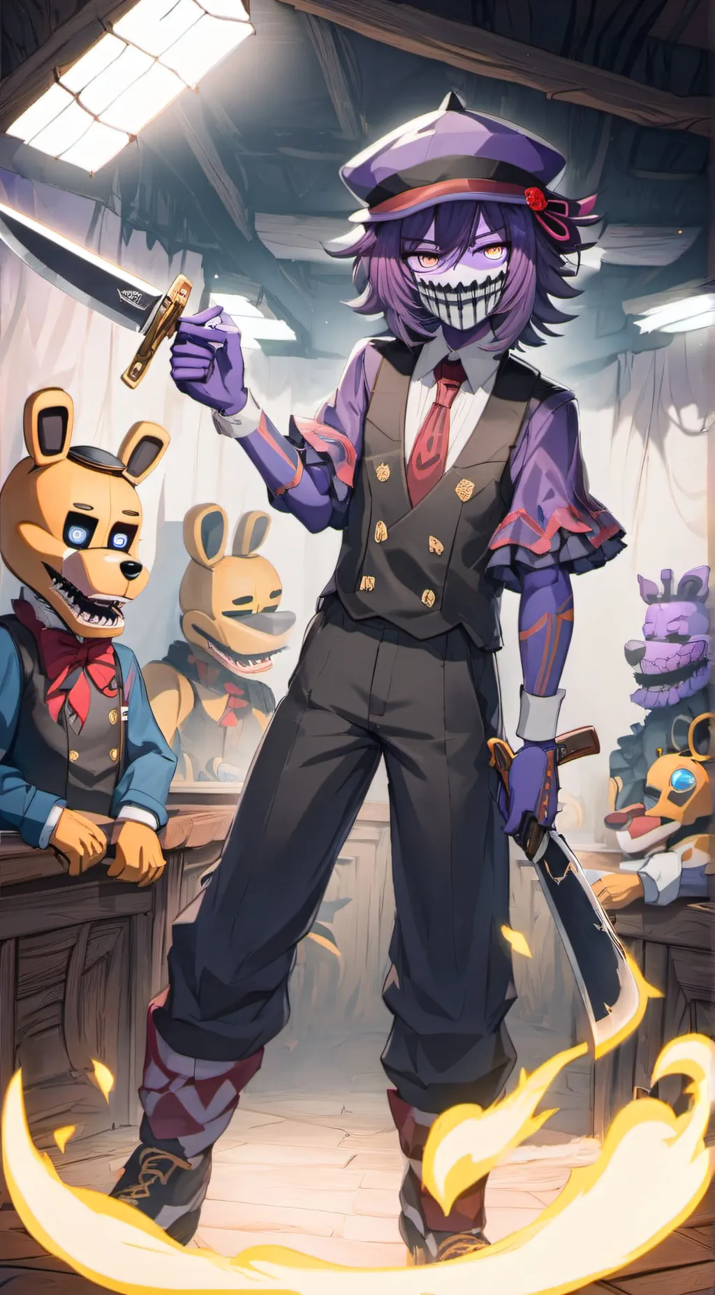 ai character: Vincent Villin background