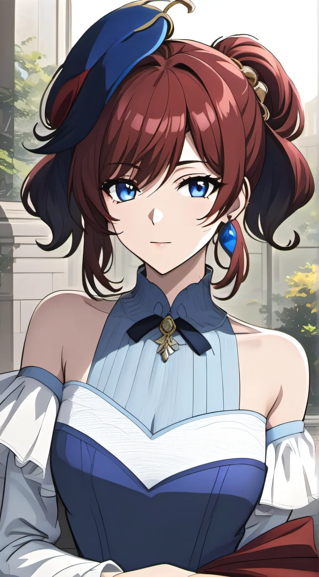 ai character: Rose background