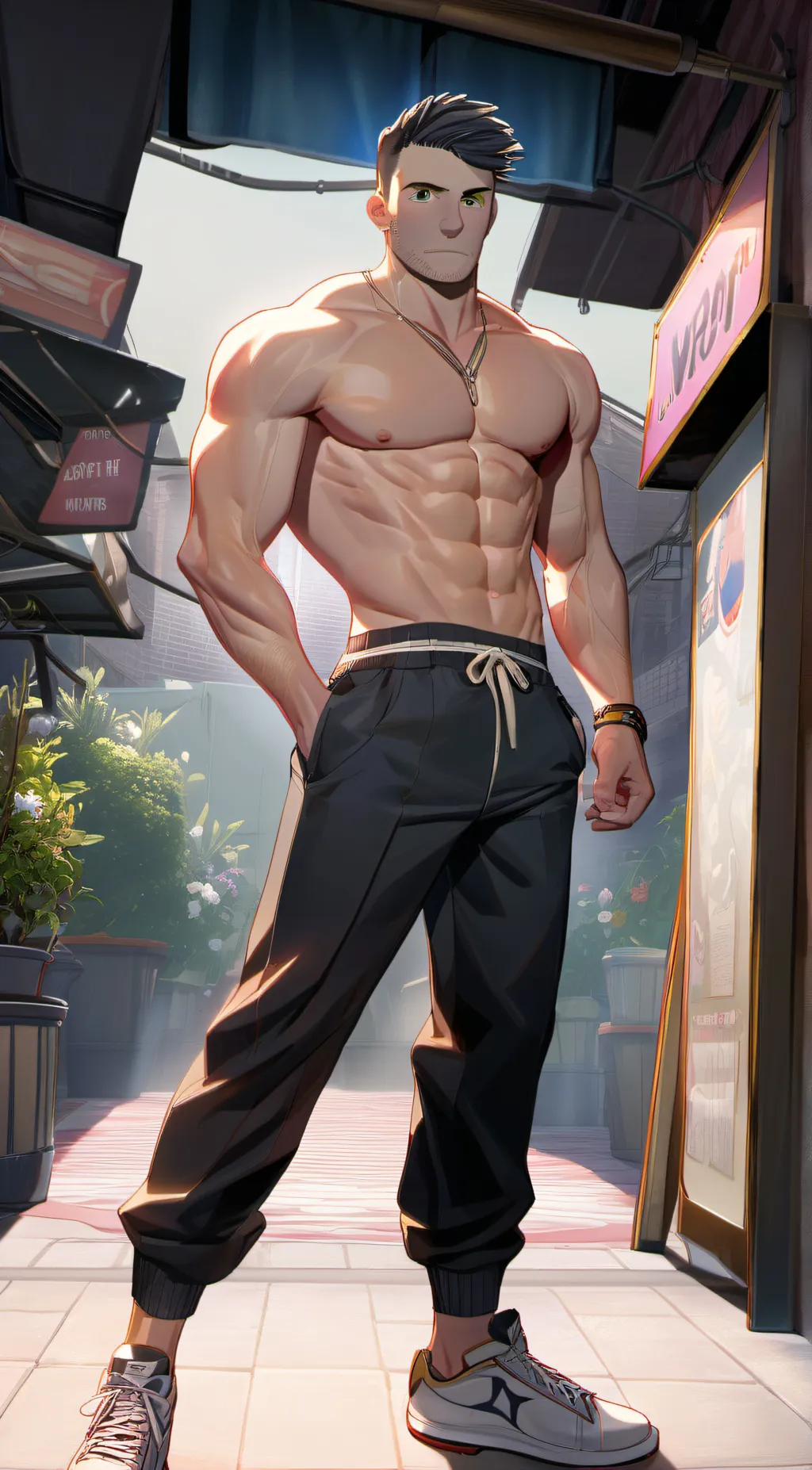 ai character: sam background