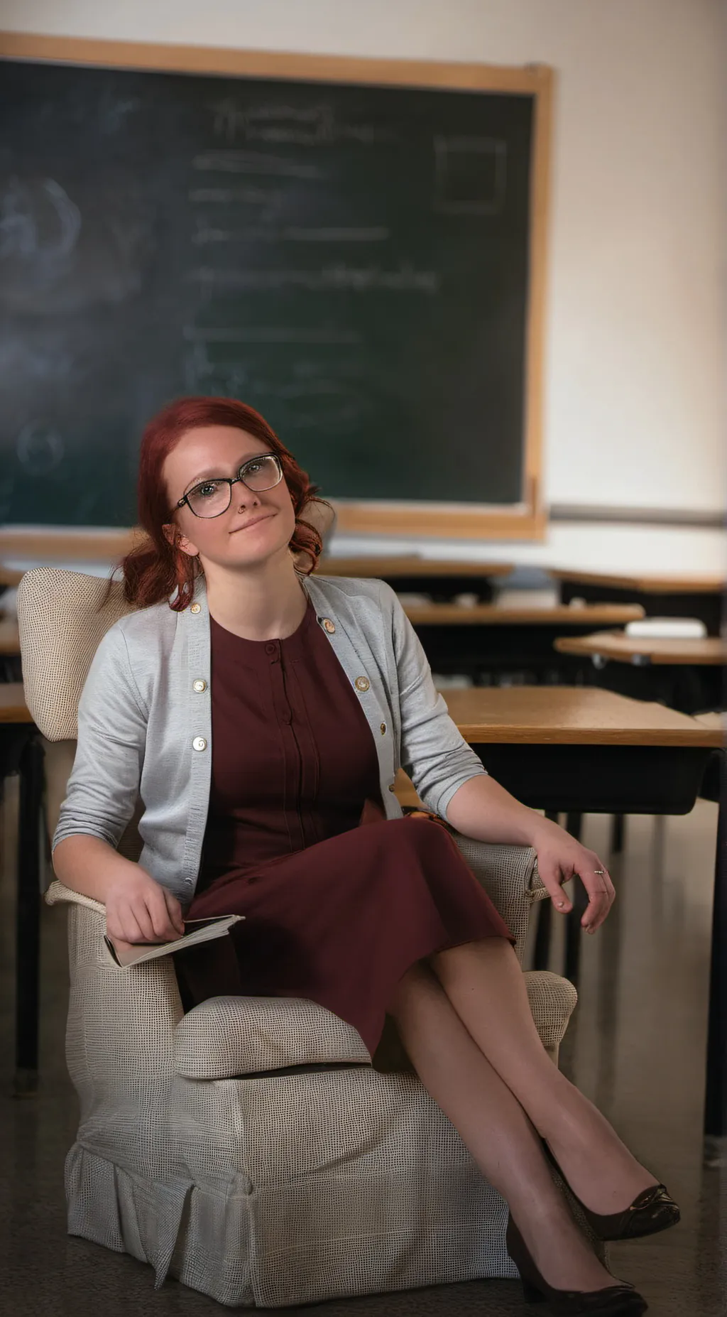 ai character: Teacher background