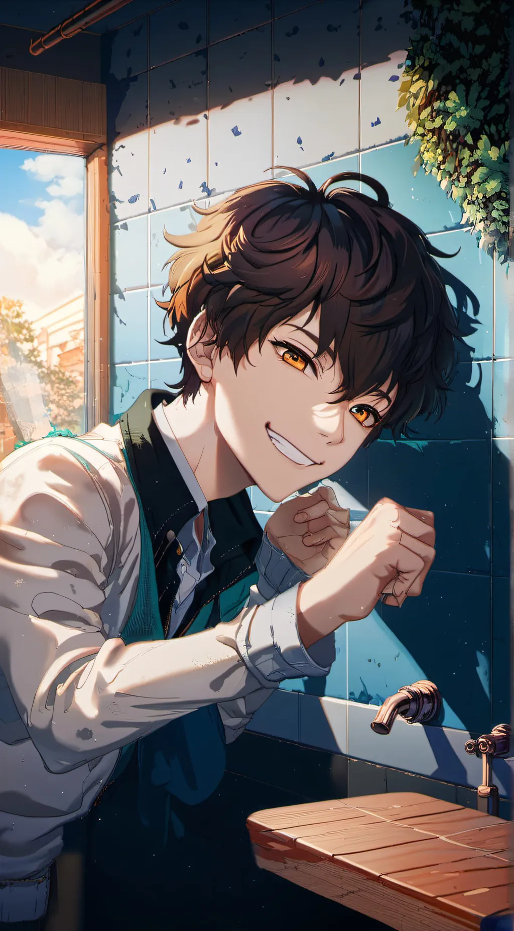 ai character: Derek background