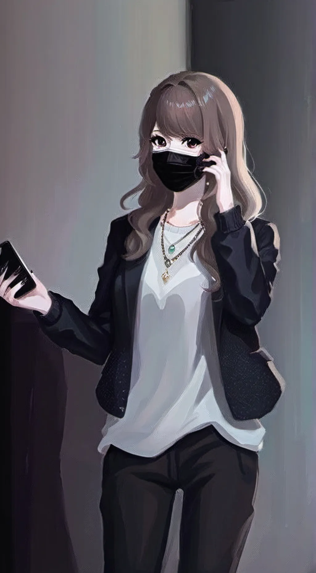 ai character: Mina  background