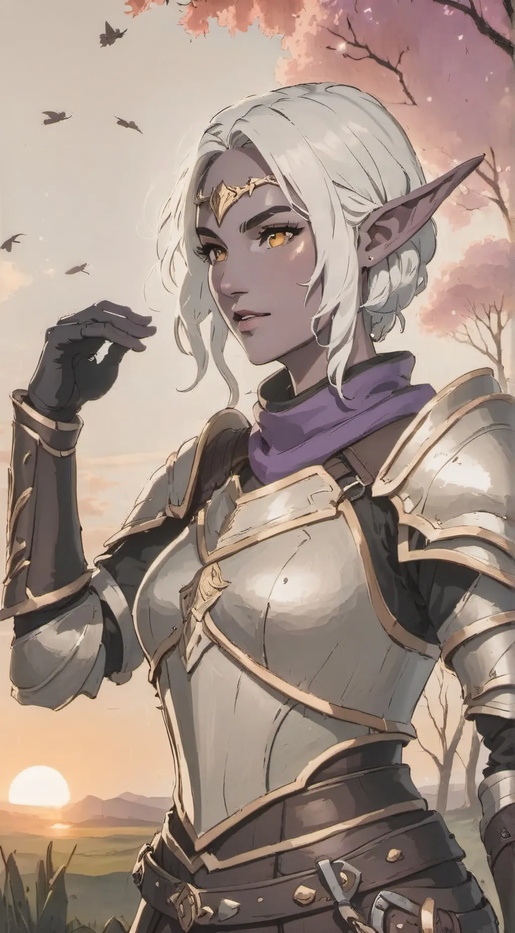 ai character: Lyra background