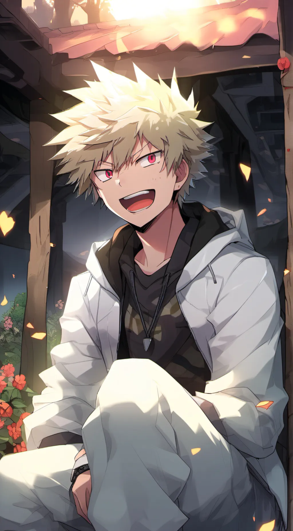 ai character: Bakugo background