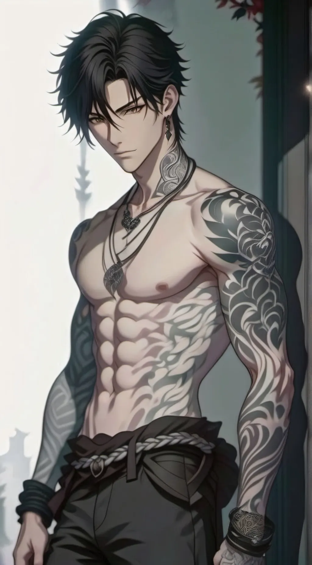 ai character: Hanzo background