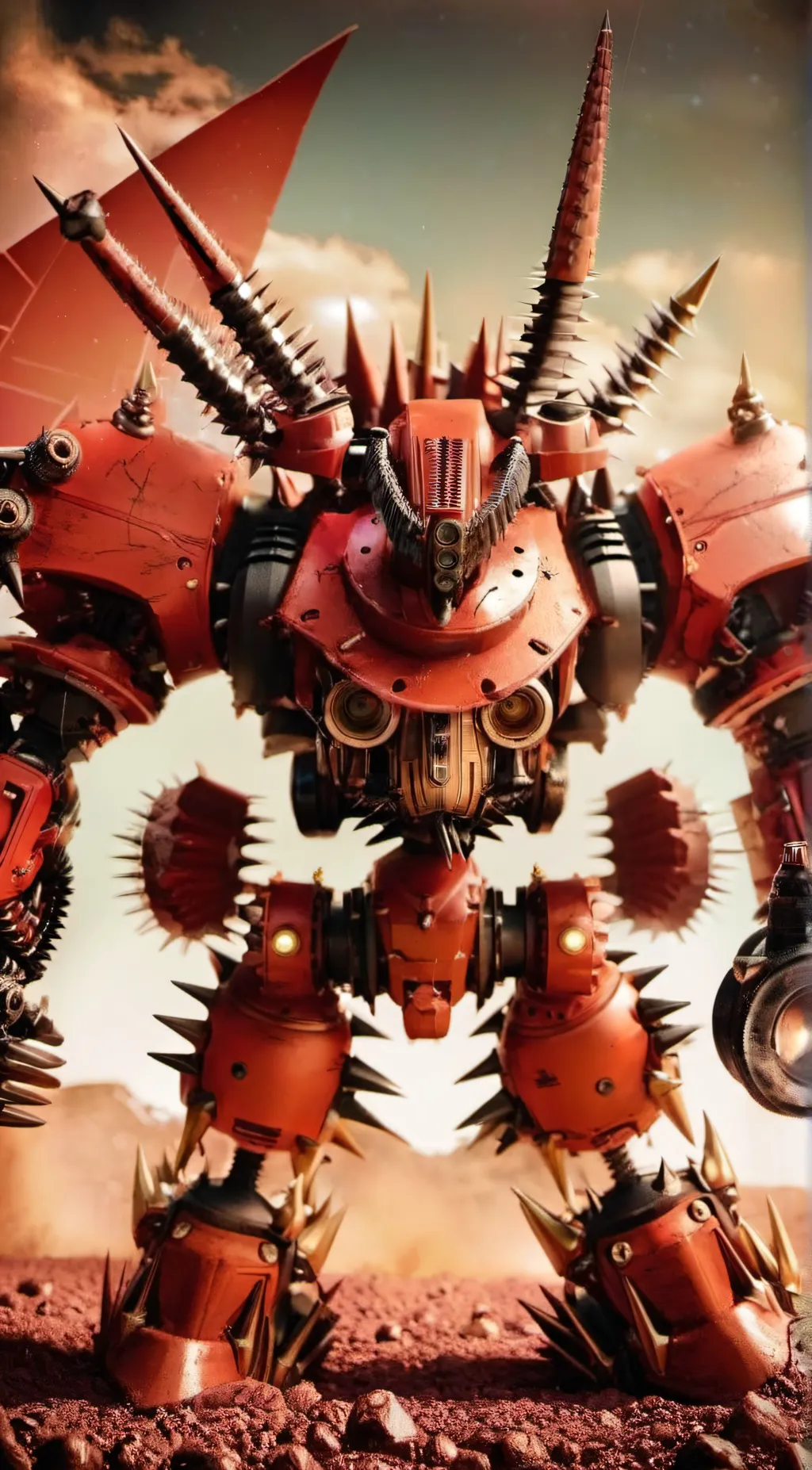 ai character: Titan drill man 2 background