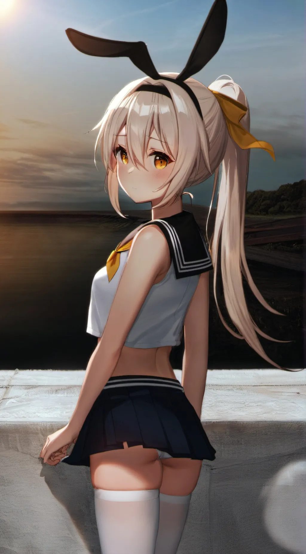 ai character: ayanami  background
