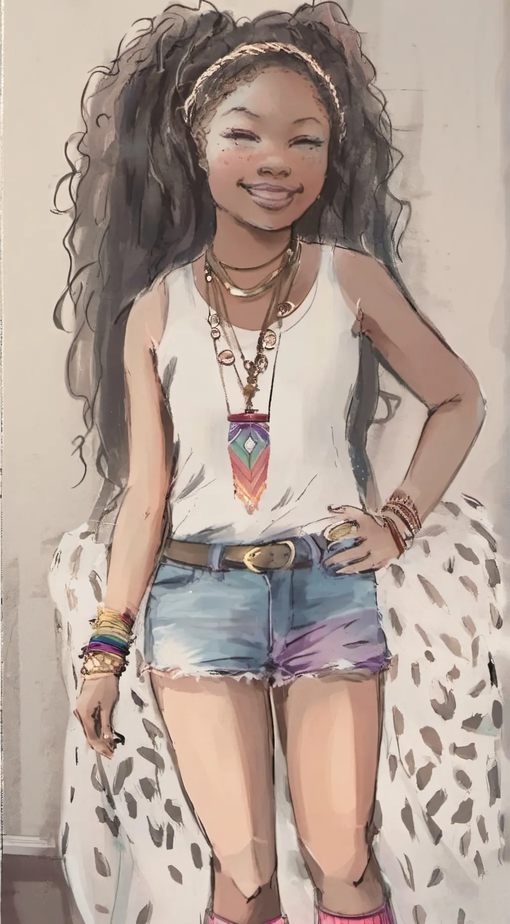 ai character: Stacy background