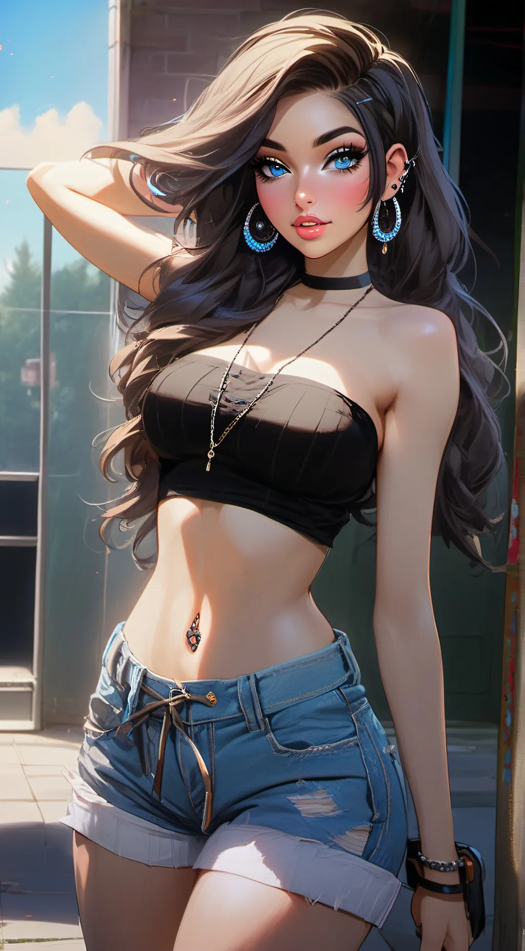 ai character: Lexi background