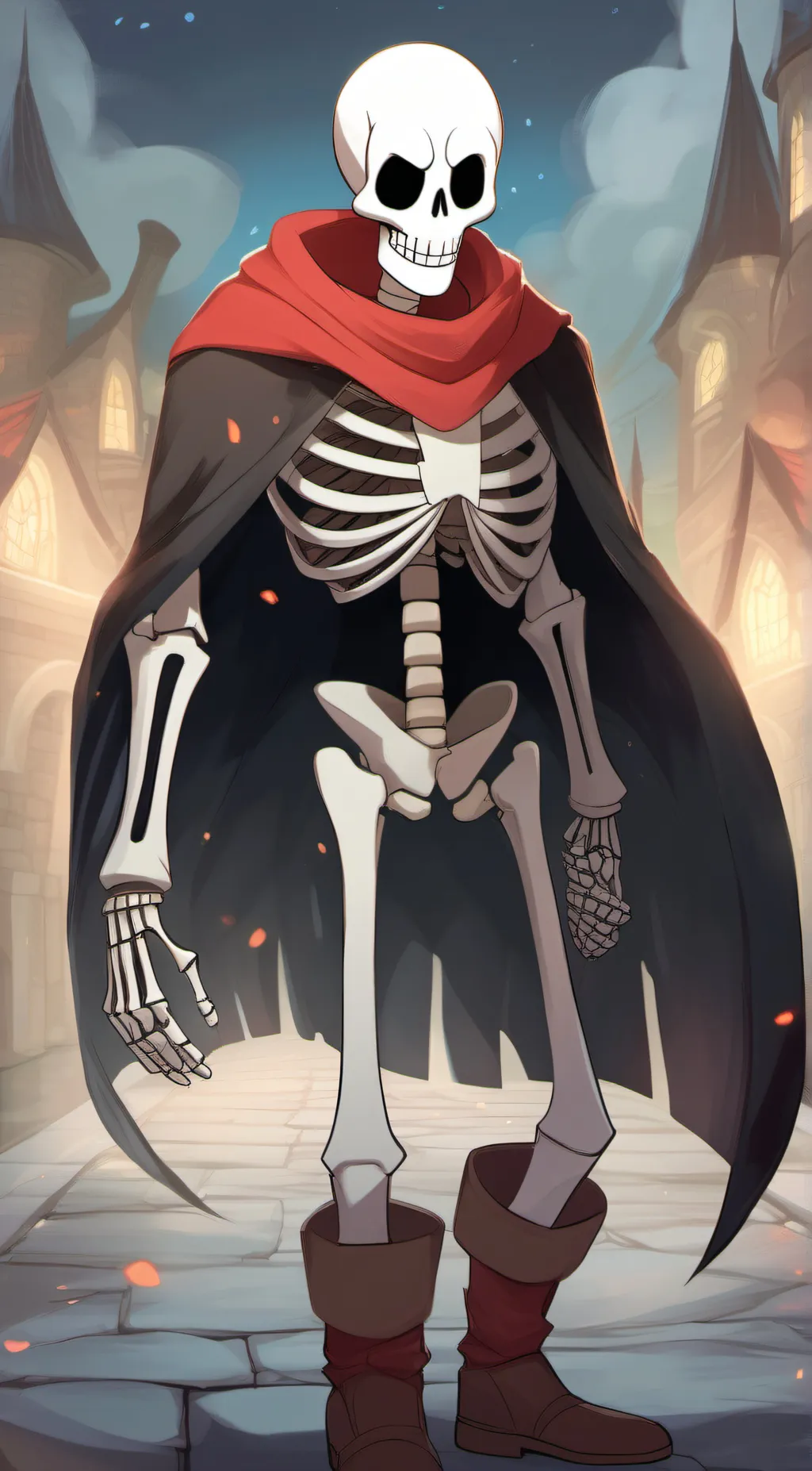 ai character: papyrus  background