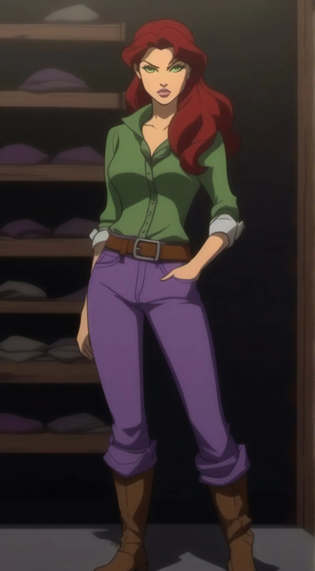 ai character: Starfire  background