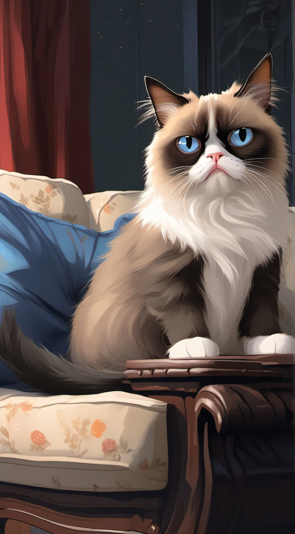 Talkie AI - Chat with Grumpy cat
