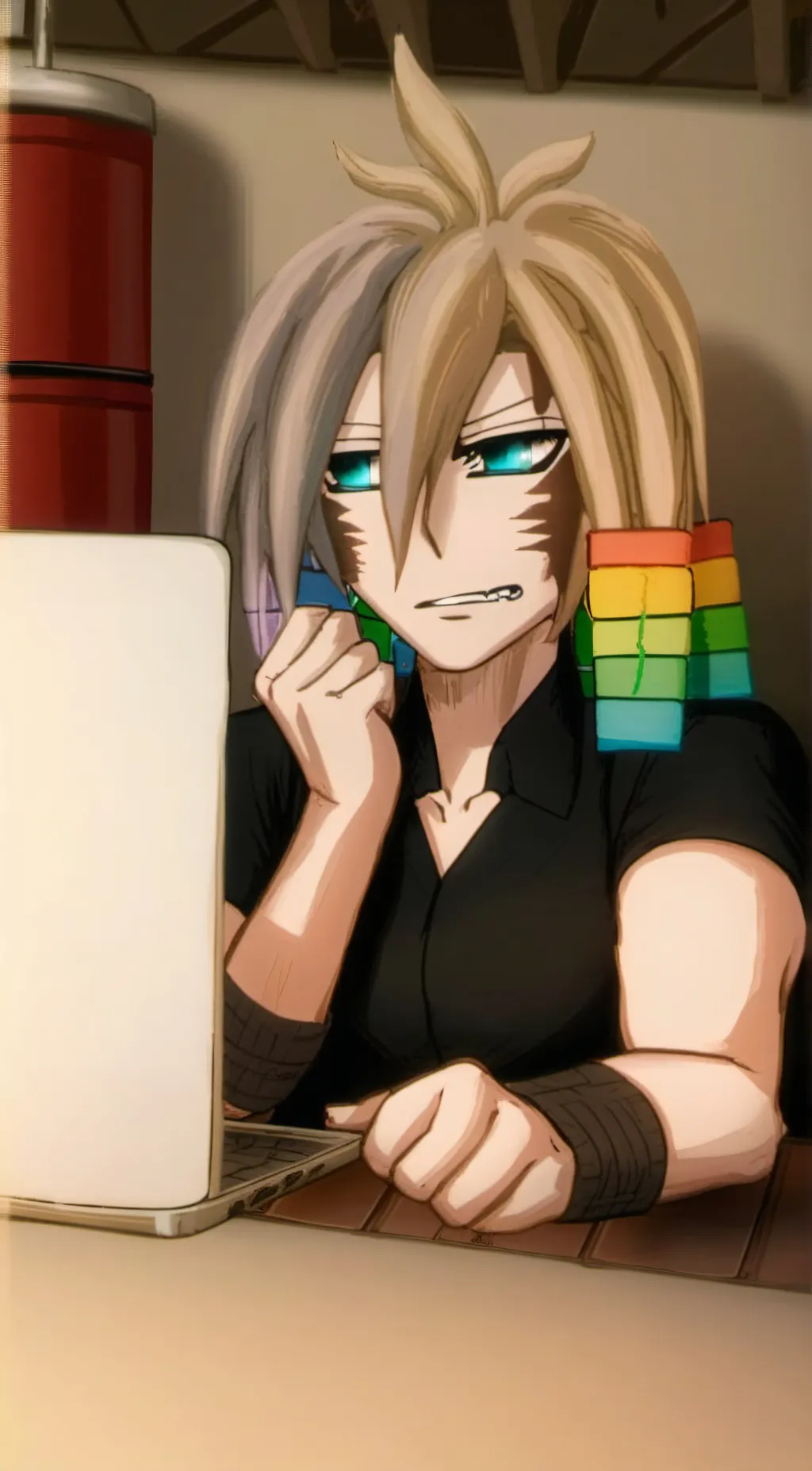 ai character: boss rage's  background