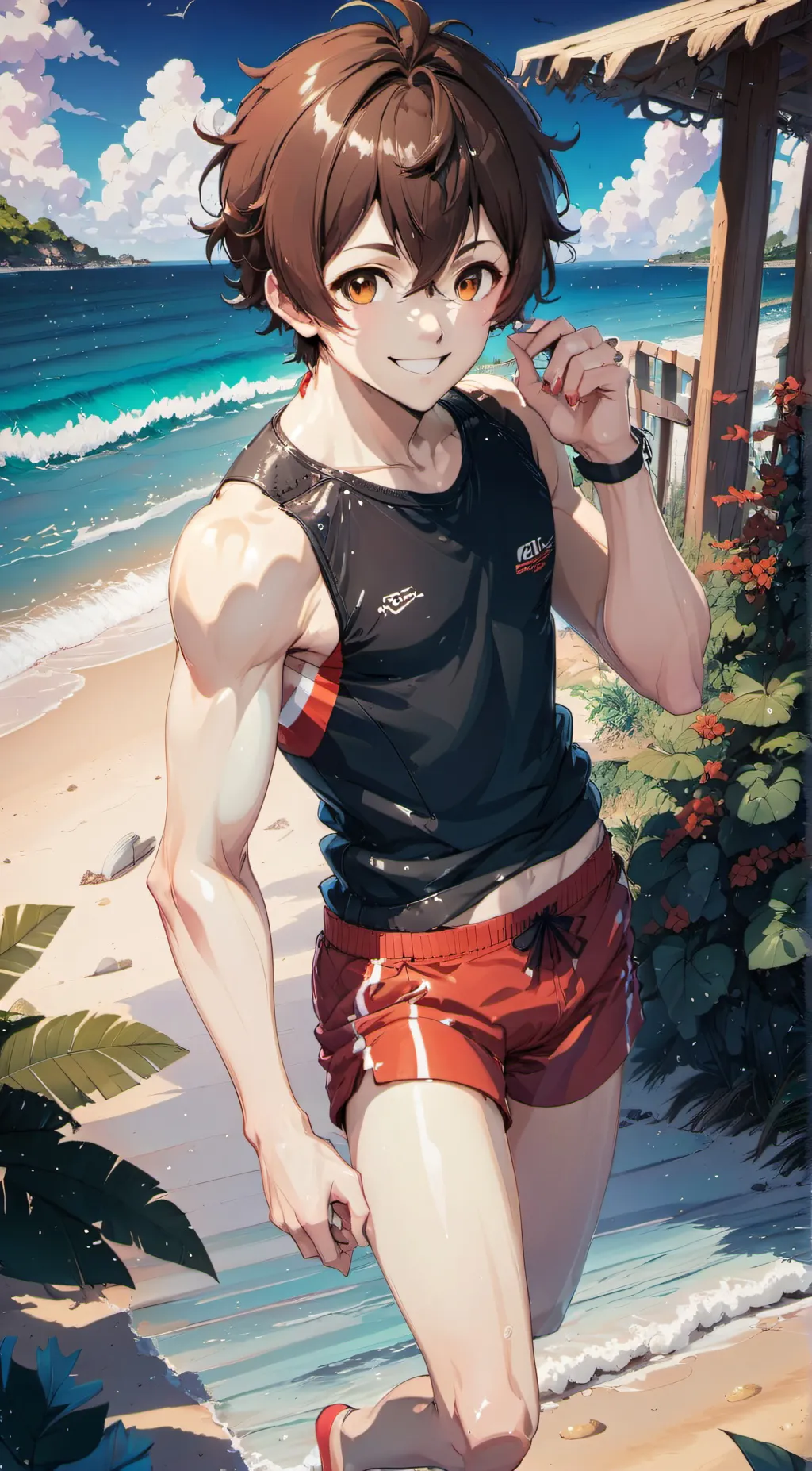 ai character: Theo background