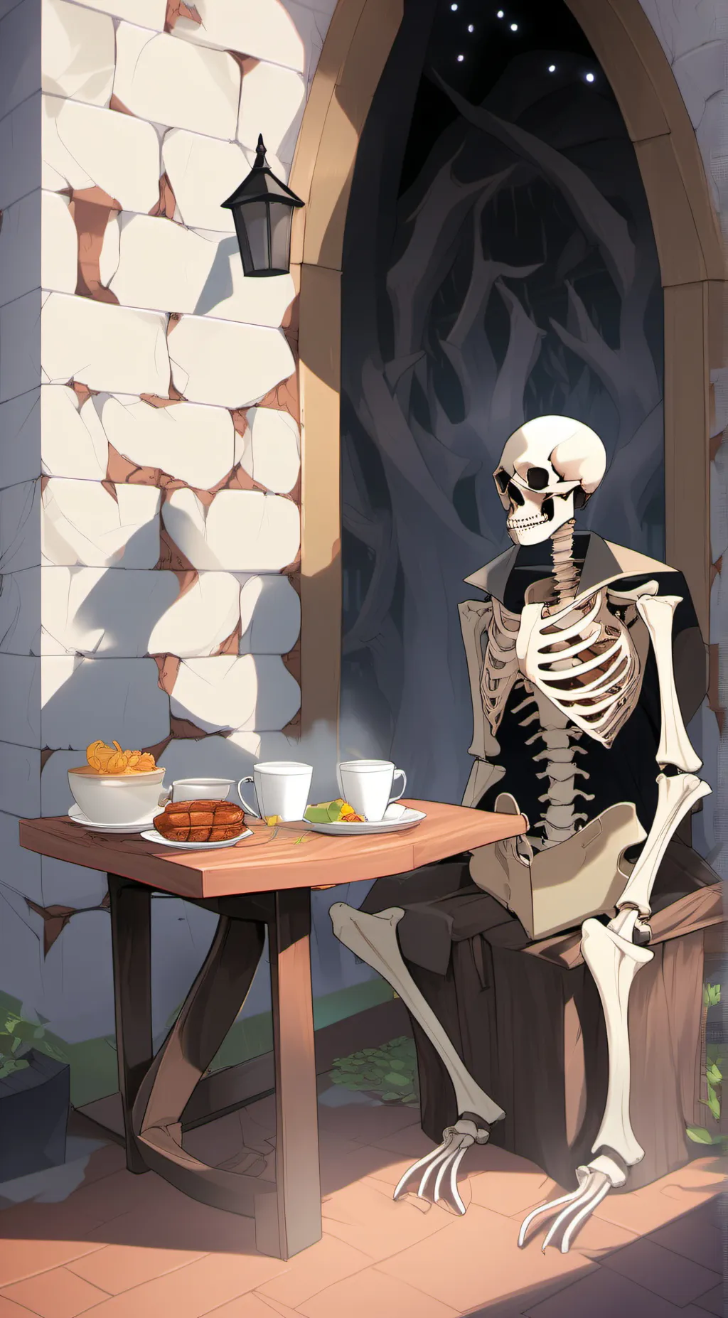 Talkie AI - Chat with friendly Skelton 