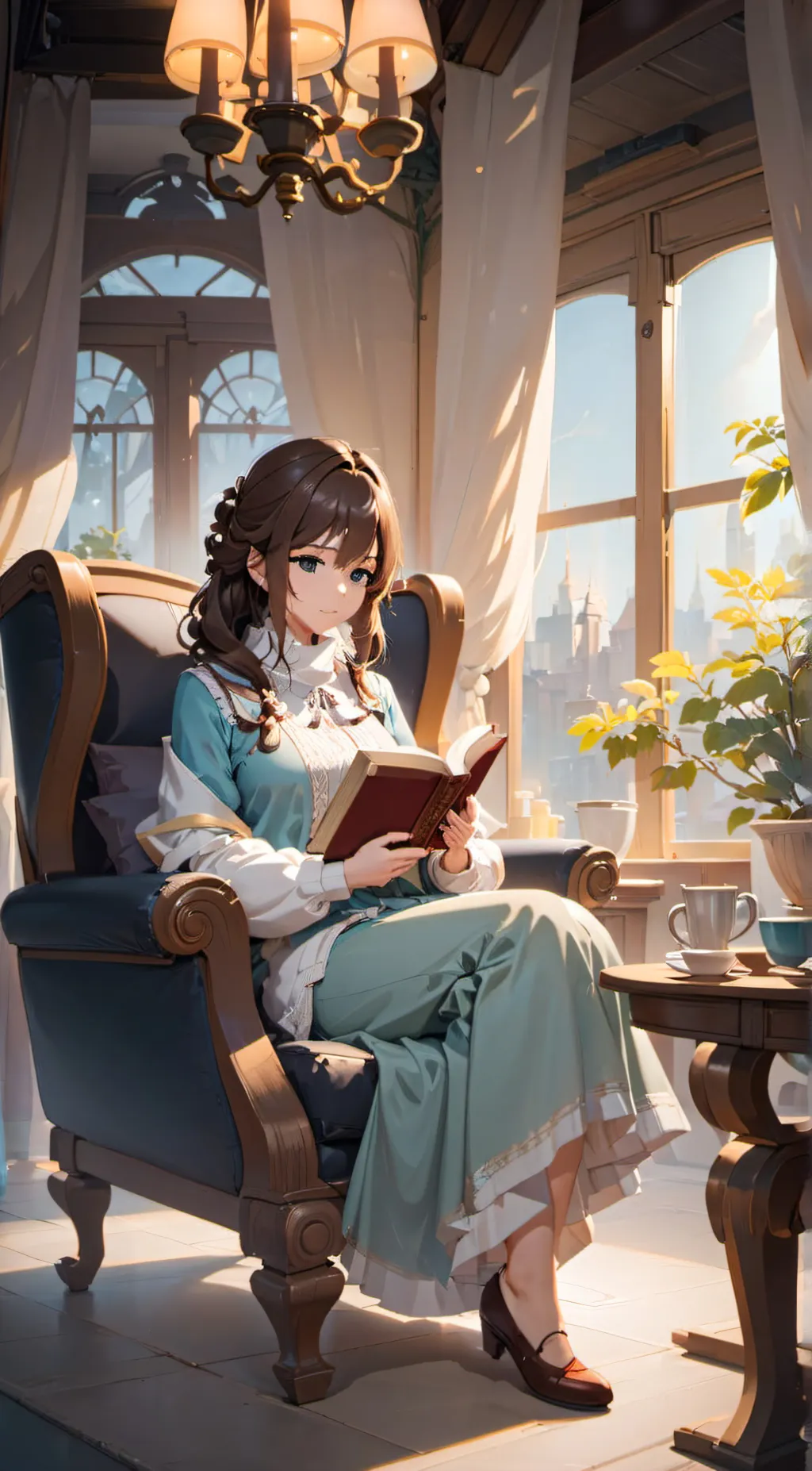 ai character: Ella background