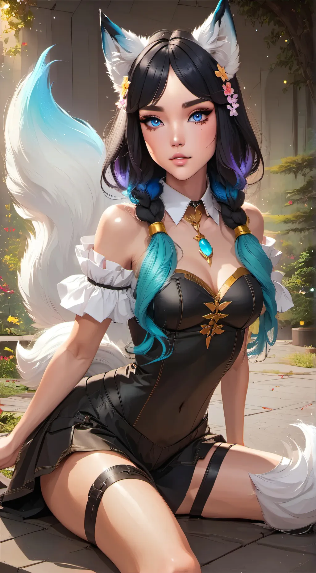 ai character: twilight  background